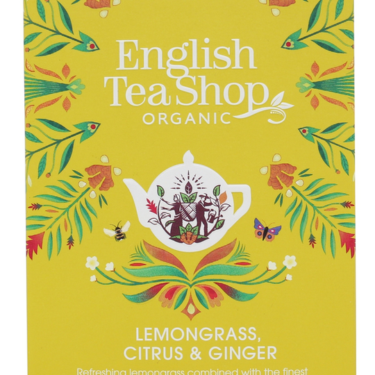 English Tea Shop Citrongräs Ingefära Citron 40 g
