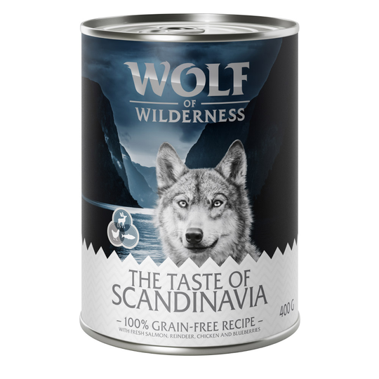 Wolf of Wilderness "The Taste Of Scandinavia " 6 x 400 g