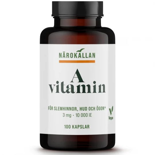Närokällan A-vitamin 100 kapslar
