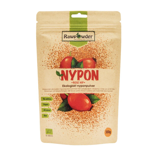 Rawpowder Nypon, 300g pulver ekologisk