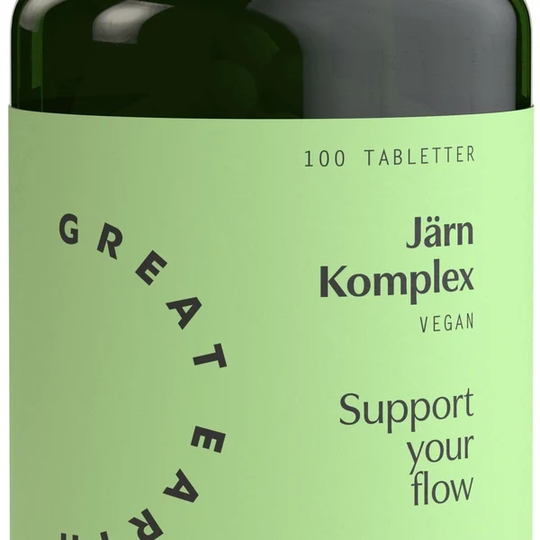 Great Earth Järn Komplex 25 mg 100 tabletter