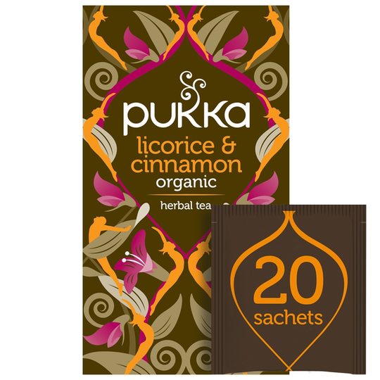 Pukka Licorice & Cinnamon 20 tepåsar