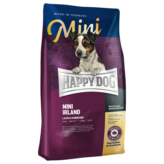 Ekonomipack: 2 x stora påsar Happy Dog Supreme till lågt pris! - Mini Ireland (2 x 4 kg)
