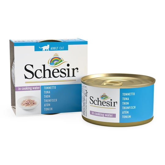 Schesir Natural med ris 6 x 85 g - Tonfisk