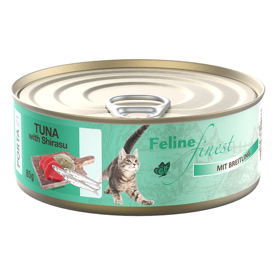 Ekonomipack: Feline Finest våtfoder 24 x 85 g - Tonfisk & skarpsill