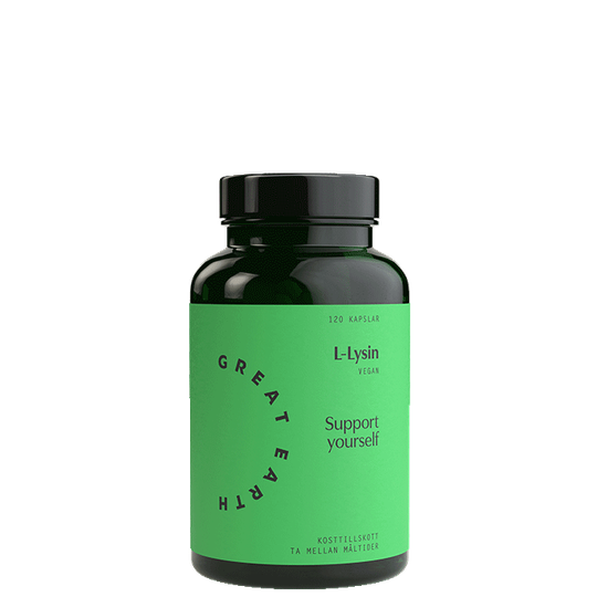 L-Lysine 500 mg, 120 kapslar