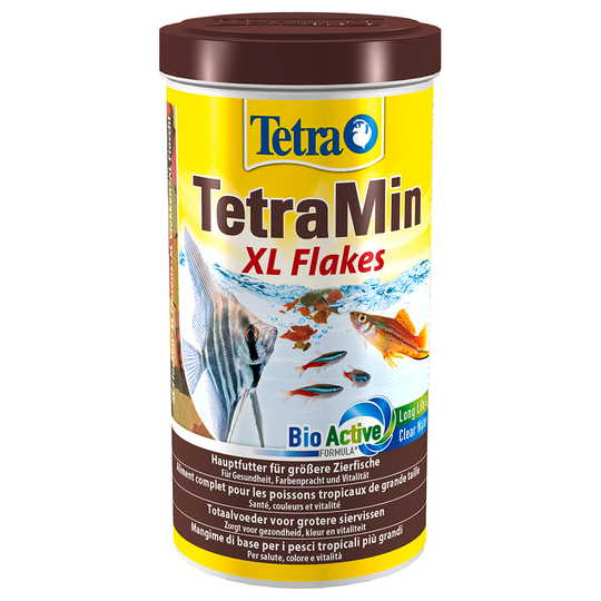 TetraMin Flakes flingfoder - Ekonomipack: 2 x 1000 ml (stora flingor)