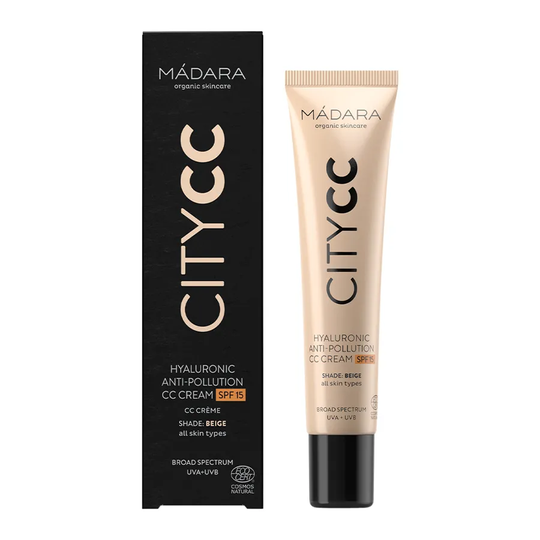 Madara CITY CC Cream Hyaluronic Anti-pollution SPF 15 Beige, 40ml