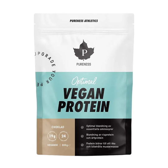 Pureness Athletics Optimal Vegan Protein Choklad, 600g