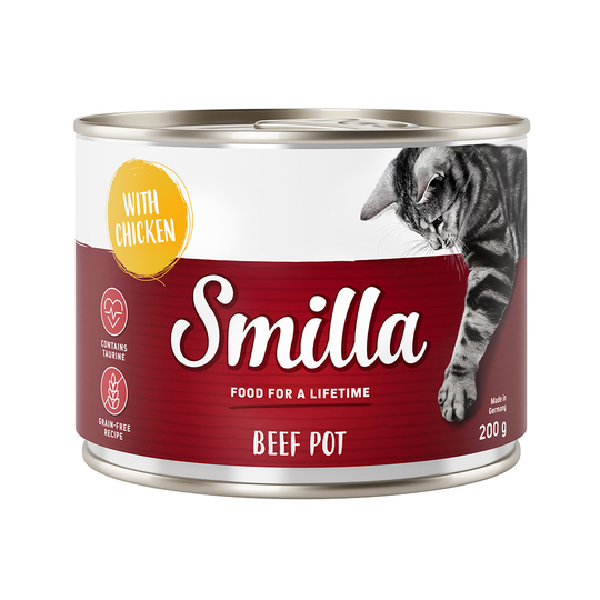 Smilla Beef Pot 6 x 200 g - Nötkött & kycklinglever