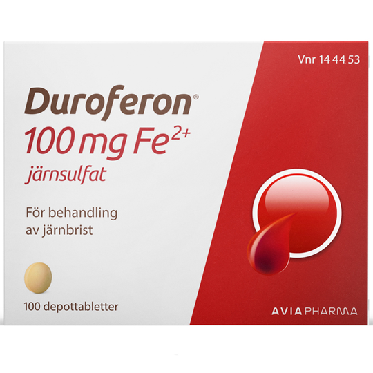 Duroferon® Depottablett 100mgFe2+ Blister, 100tabletter