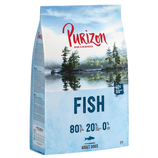 Testa nu - 1 kg till kanonpris! Purizon torrfoder - Adult Fish - Grain Free