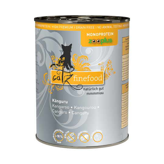 catz finefood Monoprotein zooplus 6 x 400 g - Känguru