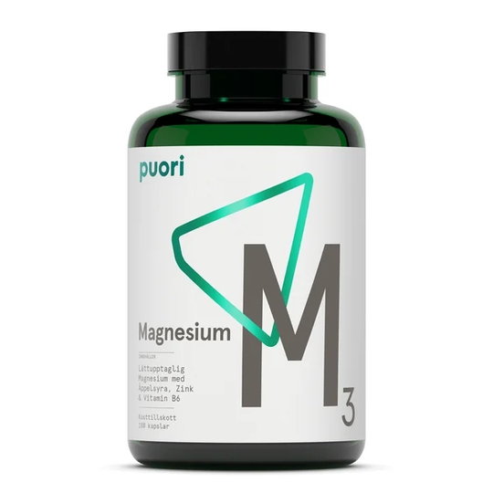 Puori M3 Magnesium & Zink 180 kapslar