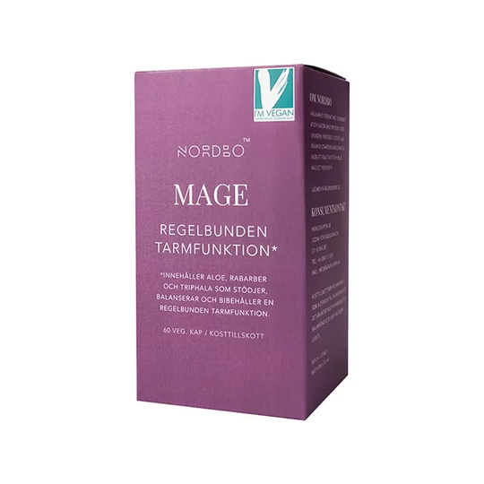 Nordbo Mage Vegan, 60 kapslar