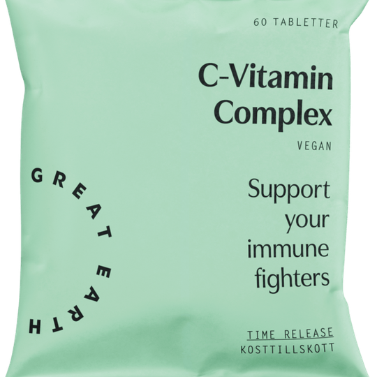 Great Earth C-Vitamin Complex Refill 60 tabletter