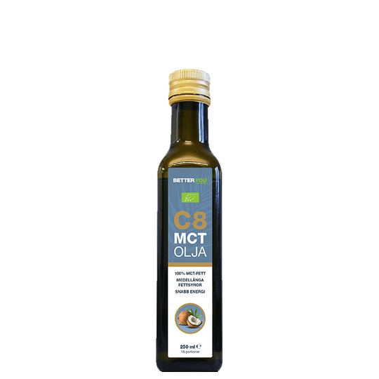 Ekologisk C8 MCT Olja, 250 ml