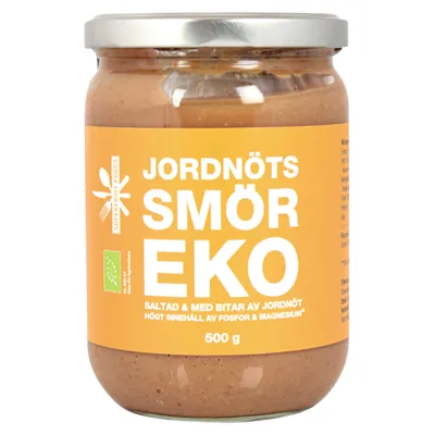 Superfruit Jordnötssmör Crunchy, 500g ekologisk