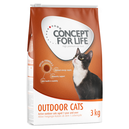 Concept for Life Outdoor Cats - förbättrad formel! - 3 kg