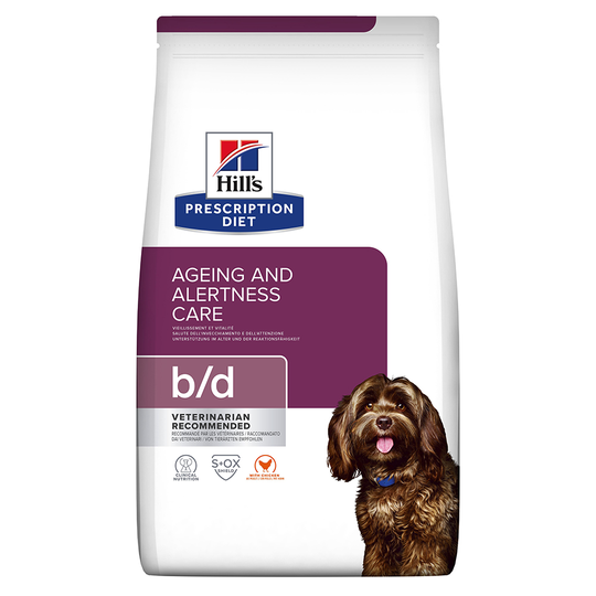 Hill's Prescription Diet b/d Ageing Care Chicken hundfoder - 3 kg