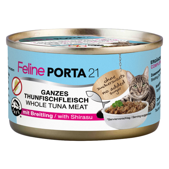 Feline Porta 21 6 x 90 g - Tonfisk med skarpsill - spannmålsfritt