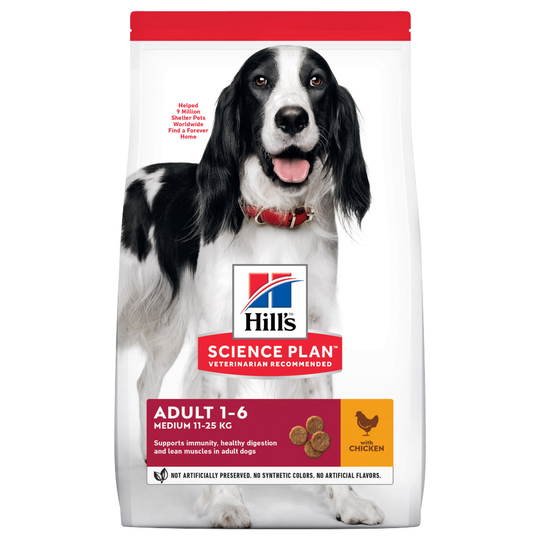 Hill's Science Plan Adult 1-6 Medium Chicken 14 kg