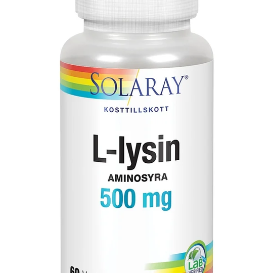 Solaray L-Lysin 60 kapslar