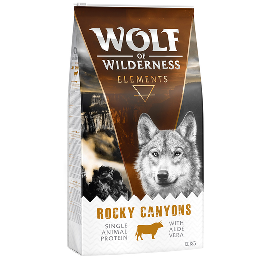 Wolf of Wilderness "Rocky Canyons" - Beef - Ekonomipack: 2 x 12 kg