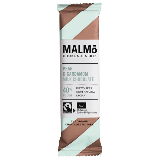Malmö Chokladfabrik Päron & Kardemumma 25 g
