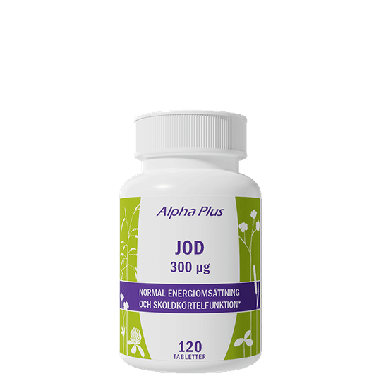 Jod 300 μg. 120 tabletter
