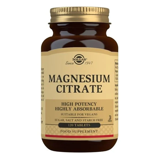 Solgar Magnesium Citrate 120 tabletter