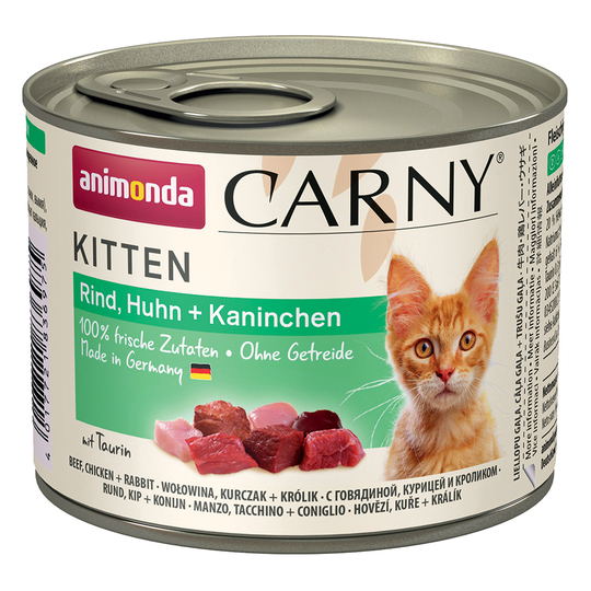 Animonda Carny Kitten 6 / 12 x 200 g - 12 x 200 g Blandpack II (2 sorter)