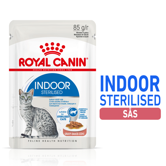 Royal Canin Indoor SterilisedGravy kattmat 12x85g