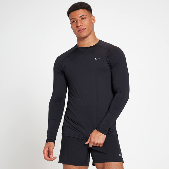 MP Men's Velocity Long Sleeve Top - Svart - XXL
