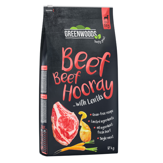 Greenwoods Beef with Lentils, Potatoes & Carrots Ekonomipack: 2 x 12 kg