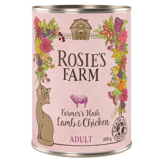 Rosie's Farm Adult 6 x 400 g - Mixpack (3 sorter)