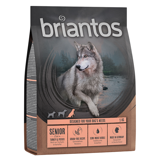 Briantos Grain Free Senior Kalkon & potatis - 1 kg