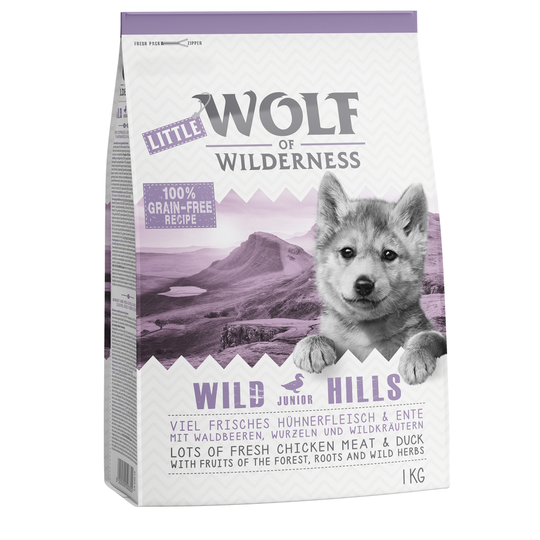 Little Wolf of Wilderness Junior - Wild Hills Duck 5 kg