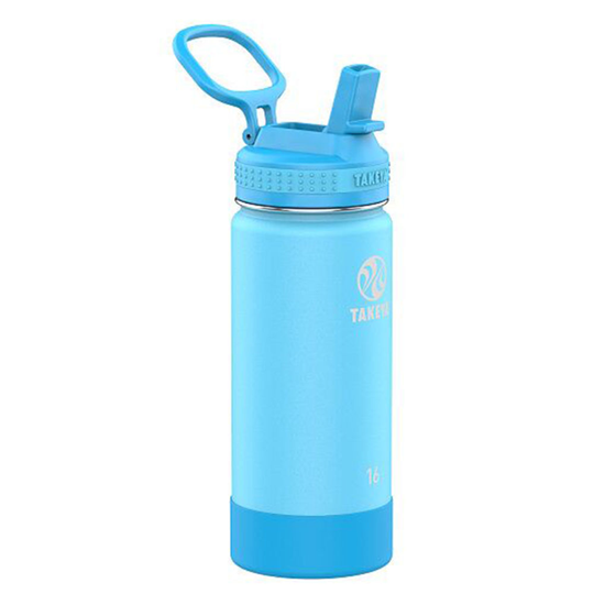 Takeya Actives Straw Insulated Bottle 475 ml Sail Blue/Atlantic