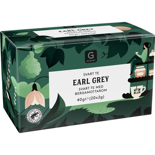 Garant Svart Te Earl Grey 40 g