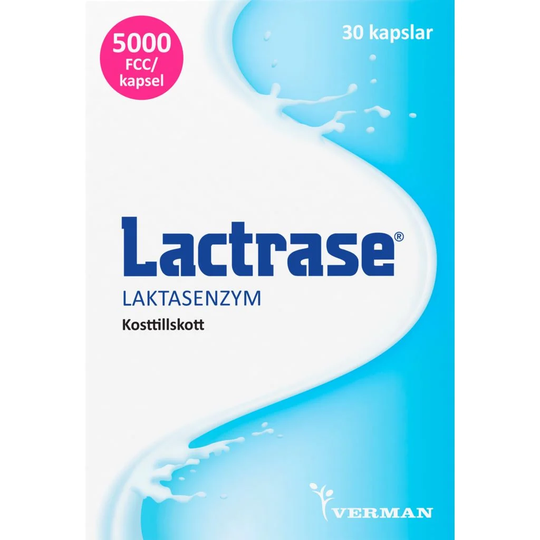Lactrase Laktasenzym 30 kapslar