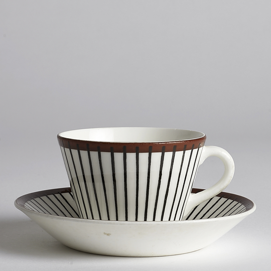 Gustavsberg - SÅLD Spisa Ribb Kaffekopp/Fat #1