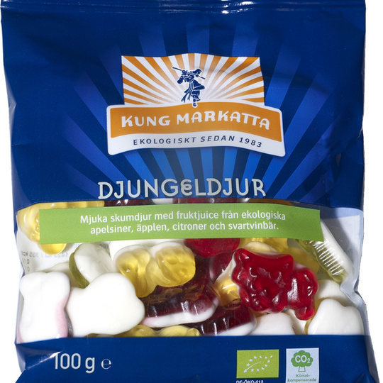 Kung Markatta Djungeldjur EKO 100 g