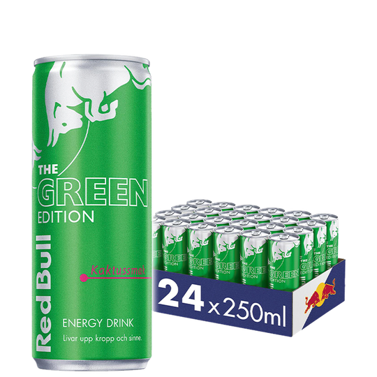 24 x Red Bull Energidryck, 250 ml, Green Edition, Cactus