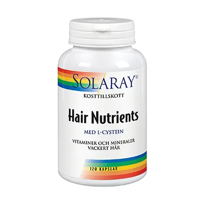 Solaray Hair Nutrients, 120 kapslar