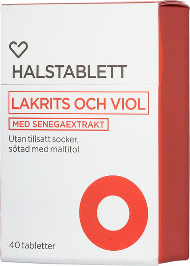 Hjärtats Halstablett med Senegaextrakt 40st