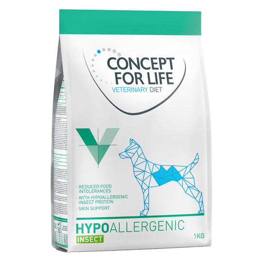Concept for Life Veterinary Diet Hypoallergenic Insect - Ekonomipack: 2 x 12 kg