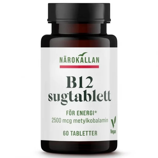 Närokällan B12 sugtablett 60 tabletter