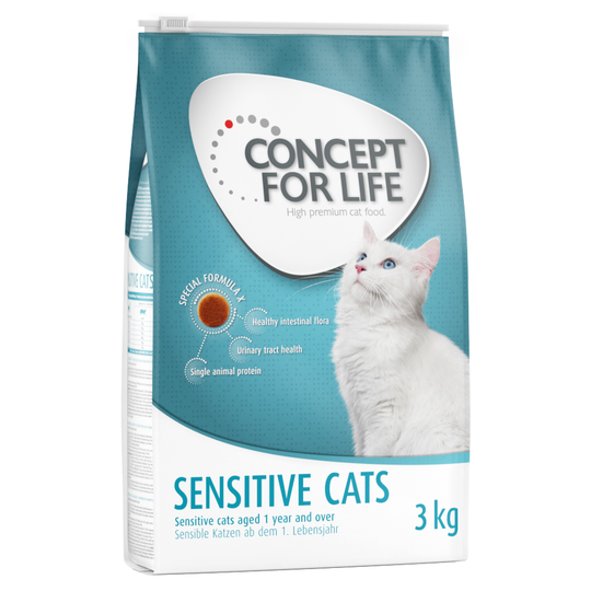 Concept for Life Sensitive Cats - förbättrad formel! - 3 kg