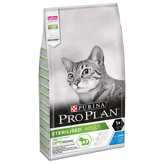 9 kg + 1 kg / 12 kg + 2 kg på köpet! 10 kg / 14 kg Pro Plan - Sterilised Adult Rabbit (10 kg)
